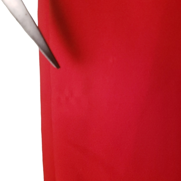 Burberry London Women's Size 6 Sleeveless Red Dress with Belt - Picture 16 of 16